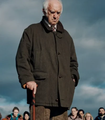 Under Salt Marsh Solomon Bevan Brown Wool Coat