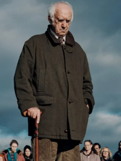 Under Salt Marsh Solomon Bevan Brown Wool Coat