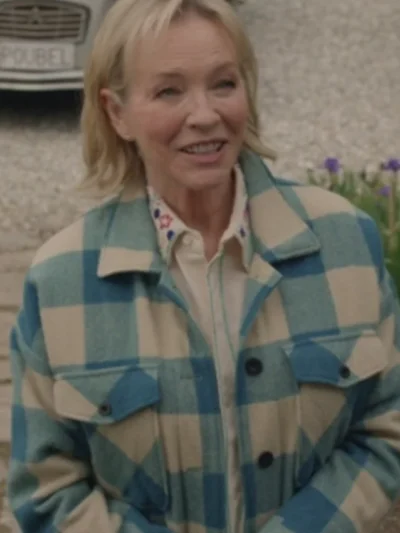 Under the Vines Season 03 Daisy Blue Plaid Jacket