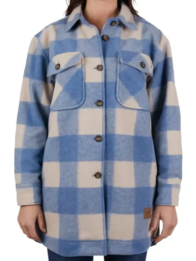 Under the Vines Season 03 Daisy Blue Plaid Jacket