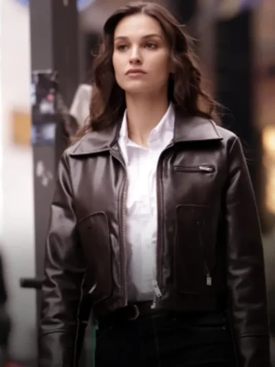 Underground Komiser Pinar Esen Brown Leather Jacket