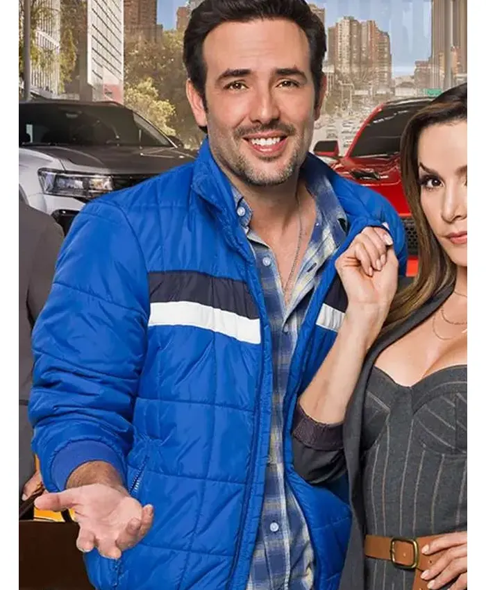Until Money Do Us Part Rafael Mendez Blue Puffer Jacket Until Money Do Us Part Rafael Mendez Blue Puffer Jacket