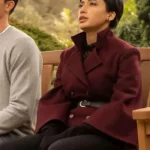 Upload S02 Nora Antony Maroon Wool Coat