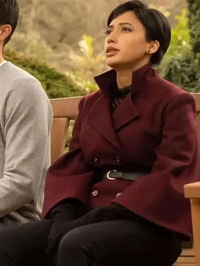 Upload S02 Nora Antony Maroon Wool Coat