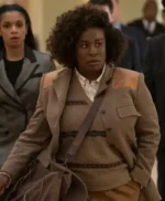 Uzo Aduba The Residence Brown Jacket