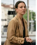 Vanished Alice Monroe Brown Wool Coat