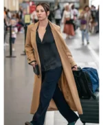Vanished Alice Monroe Brown Wool Coat