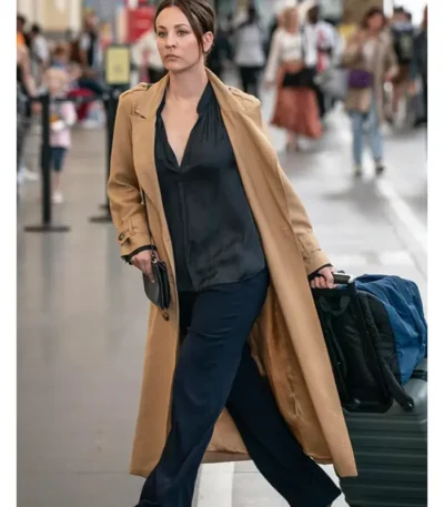 Vanished Alice Monroe Brown Wool Coat