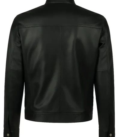 Vince Antonacci Tulsa King S03 Black Leather Jacket