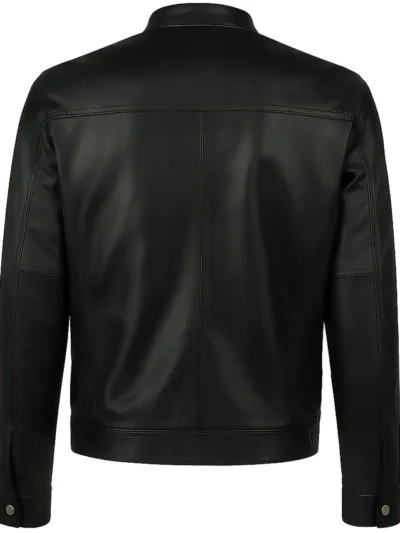 Vince Antonacci Tulsa King S03 Black Leather Jacket