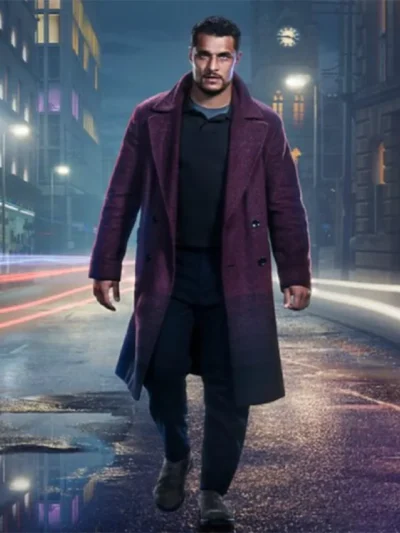 Virdee Harry Virdee Purple Trench Coat