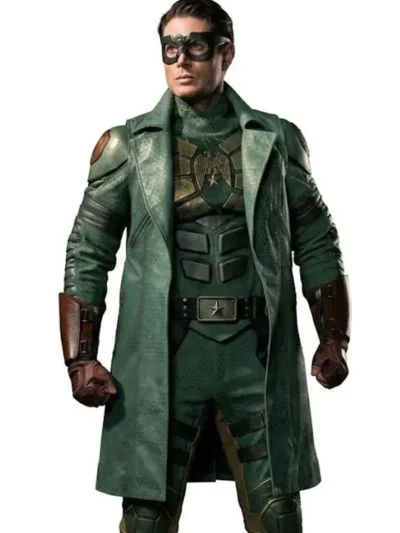 Vought Rising Soldier Boy Green Sleeveless Coat