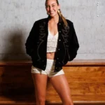 WNBA Community Leadership Award Lucy Olsen Black Jacket