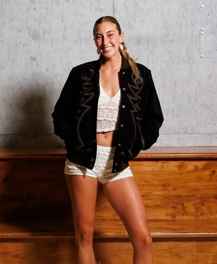 WNBA Community Leadership Award Lucy Olsen Black Jacket WNBA Community Leadership Award Lucy Olsen Black Jacket