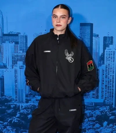 WNBA Gabriela Jaquez Free The Youth Black Track Jacket