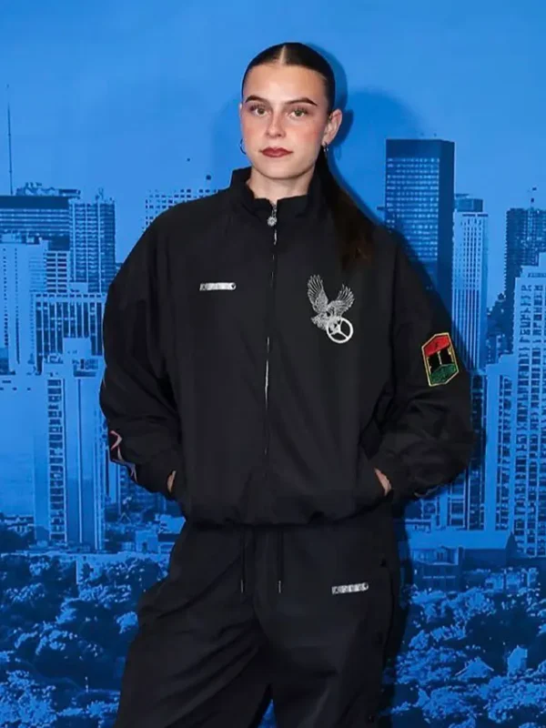 WNBA Gabriela Jaquez Free The Youth Black Track Jacket