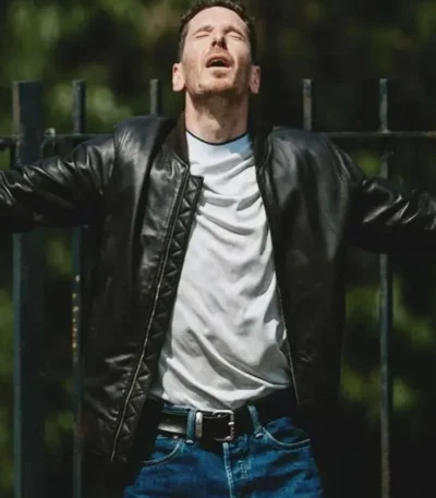 Waiting for the Out Gerard Kearns Leather Jacket