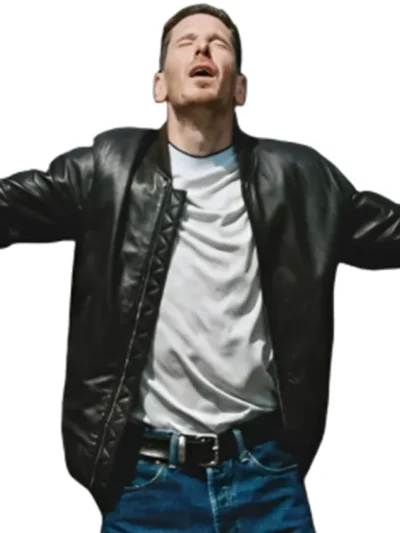 Waiting for the Out Gerard Kearns Leather Jacket