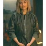 Watson Ingrid Derian Peplum Bomber Jacket