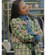 Wear Whatever the F You Want Stacy London Green Plaid Blazer