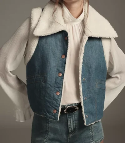 Whitney Leavitt The Secret Lives of Mormon Wives S02 Denim Vest