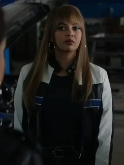 Wild Cards S02 Vanessa Morgan Colorblock Jacket