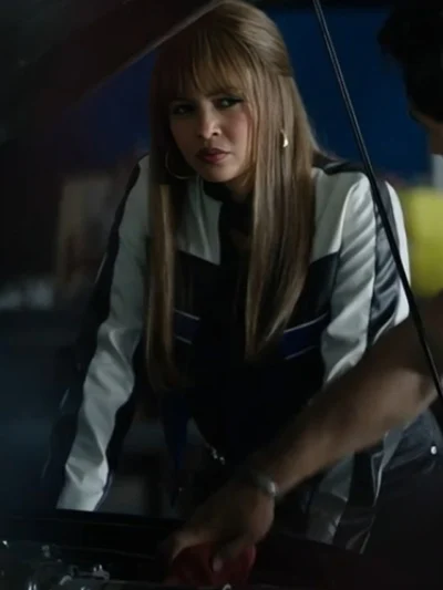 Wild Cards S02 Vanessa Morgan Colorblock Jacket