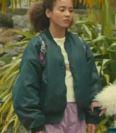 Wild Cherry Grace Gibbons Bomber Jacket