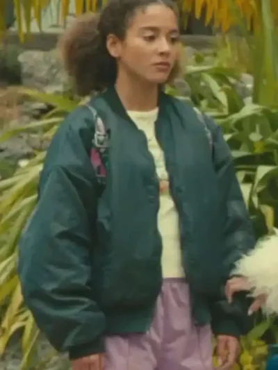 Wild Cherry Grace Gibbons Bomber Jacket