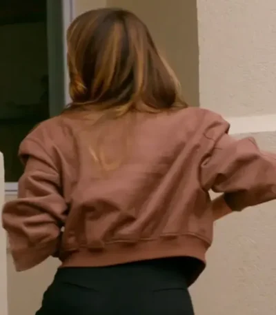 Wild Vacation Rentals D’Arcy Carden Suede Bomber Jacket