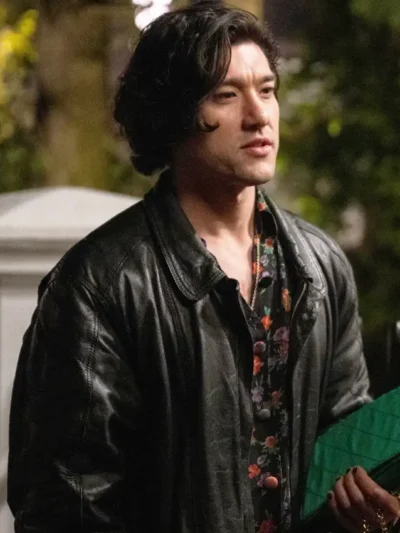 Will Sharpe Too Much S01 Black Leather Jacket