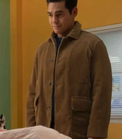 Will Trent S03 Ramón Rodríguez Brown Corduroy Jacket