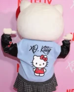 XO Kitty Blue and Black Varsity Bomber Jacket