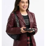 XO Kitty S02 Anna Cathcart Leather Blazer