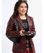 XO Kitty S02 Anna Cathcart Leather Blazer