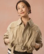 XO Kitty S03 Cathcart Beige Jacket