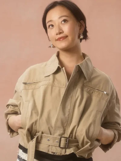 XO Kitty S03 Cathcart Beige Jacket