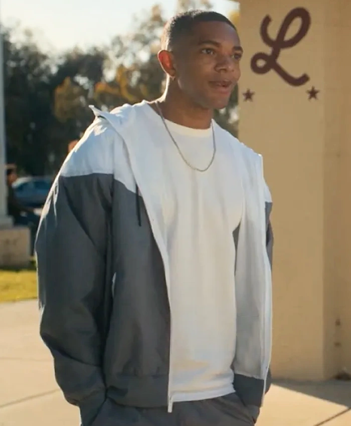 Xavier Mills Forever S01 Grey and White Track Jacket Xavier Mills Forever S01 Grey and White Track Jacket