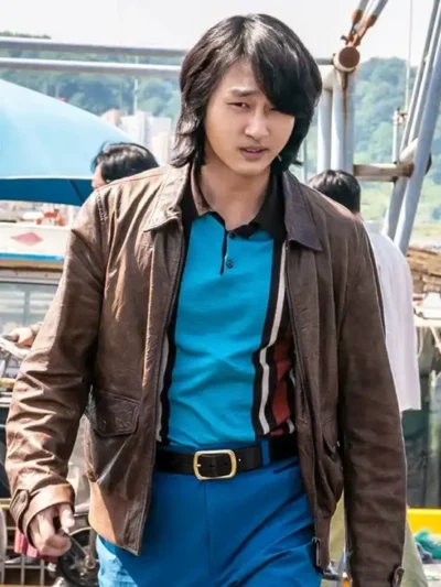 Yang Se-jong Low Life S01 Brown Leather Jacket