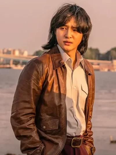 Yang Se-jong Low Life S01 Brown Leather Jacket