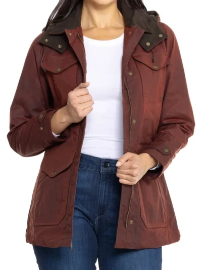 Yanna McIntosh Hell Motel S01 Brown Jacket