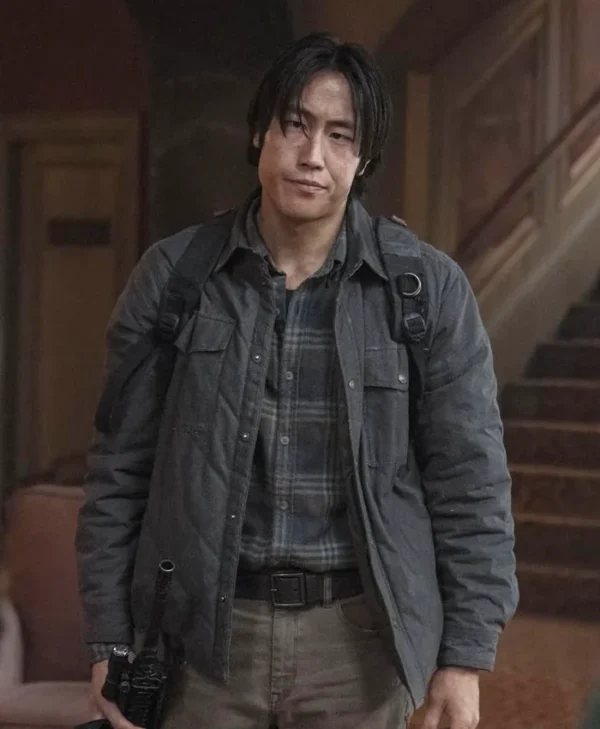 Young Mazino The Last of Us S02 Grey Jacket Young Mazino The Last of Us S02 Grey Jacket