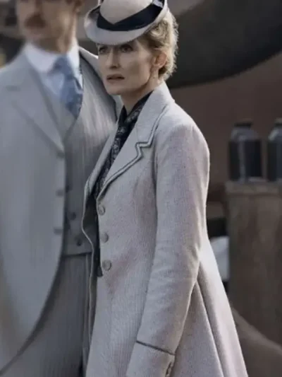Young Sherlock Cordelia Holmes Grey Coat