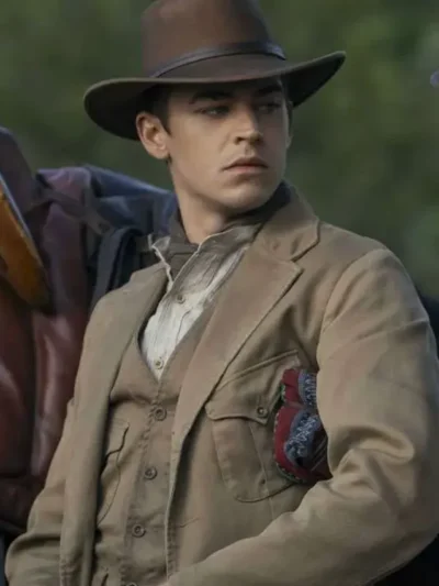 Young Sherlock Hero Fiennes Tiffin Brown Blazer