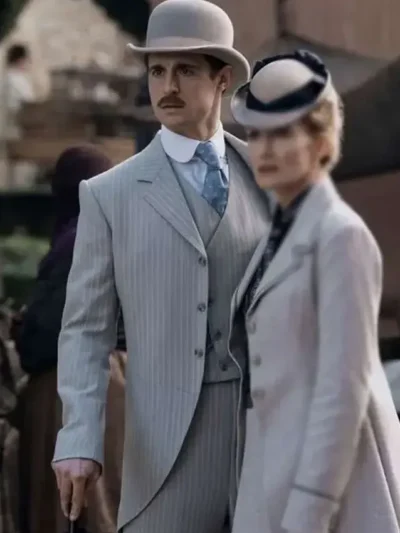 Young Sherlock Mycroft Holmes Grey Blazer