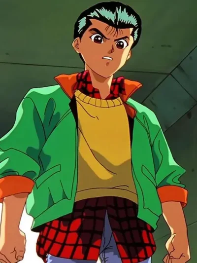 Yusuke Urameshi Yuyu Hakusho Green Bomber Jacket