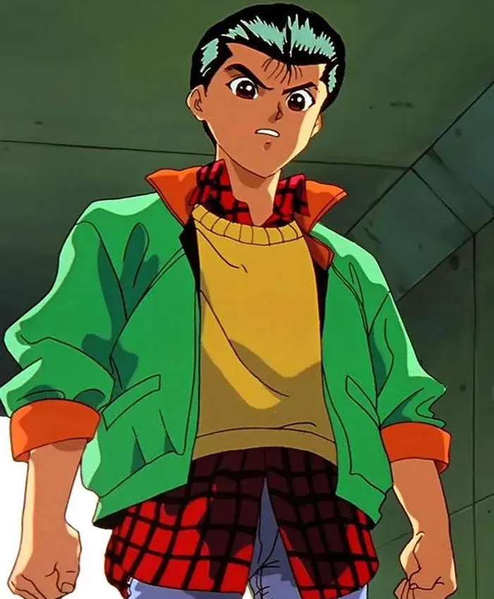 Yusuke Urameshi Yuyu Hakusho Green Bomber Jacket Yusuke Urameshi Yuyu Hakusho Green Bomber Jacket