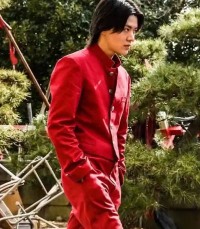 Yuta Nakatsuka High and Low: The Worst X Red Cotton Jacket