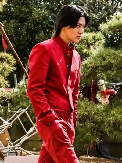 Yuta Nakatsuka High and Low: The Worst X Red Cotton Jacket
