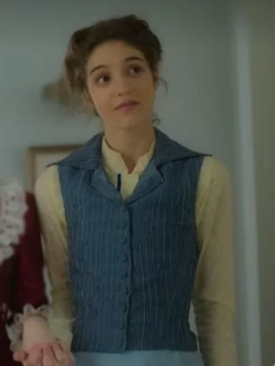 Zoe Bonafonte The Lady’s Companion Blue Vest